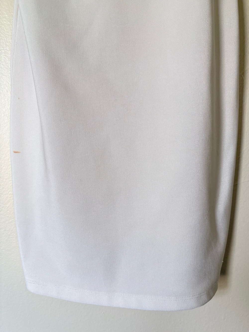 Monaco White V-Neck Sheath Dress Size Large - Picture 4 of 8